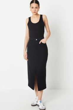 Maxi Denim Skirt