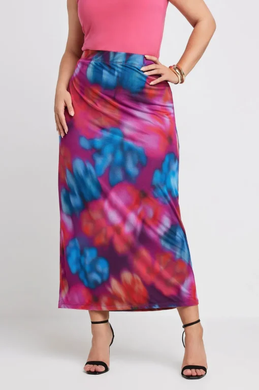 Mesh Maxi Skirt