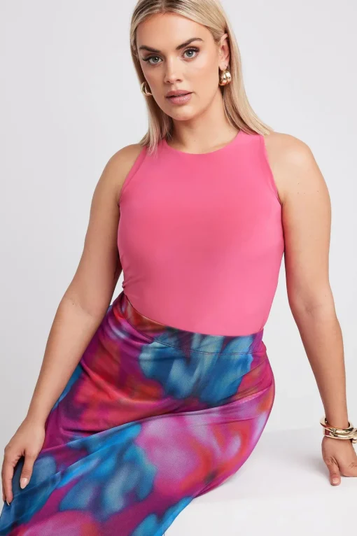 Mesh Maxi Skirt