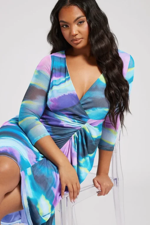 Mesh Midi Dress