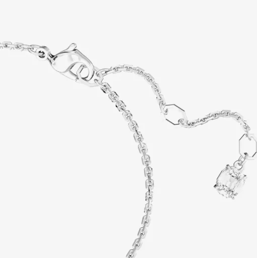 Mesmera Pink Mixed Cuts Rhodium Plated Bracelet 5668361 (M)