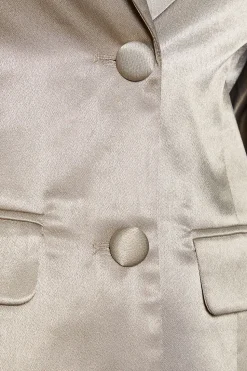 Metallic Double Breasted Blazer