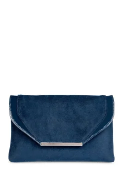 Microsuede 'Danette' Clutch Bag