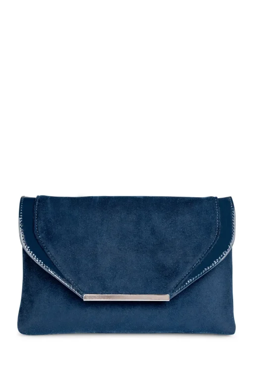 Microsuede 'Danette' Clutch Bag