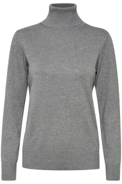 Mila Rollneck Pullover-Plain