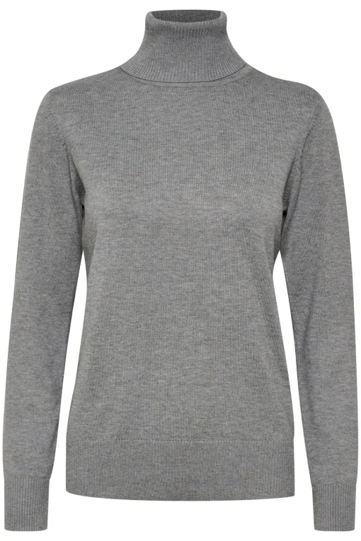Mila Rollneck Pullover-Plain