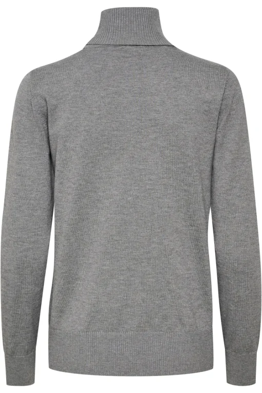 Mila Rollneck Pullover-Plain
