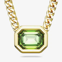 Millenia Green Gold Plated Necklace 5671583