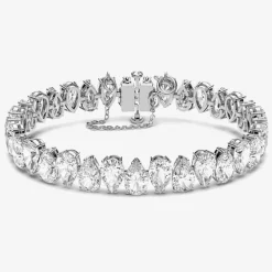 Millenia Pear White Crystal Bracelet 5598350