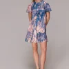 Mirrored Tie Dye Trapeze Dress-Tie Dye