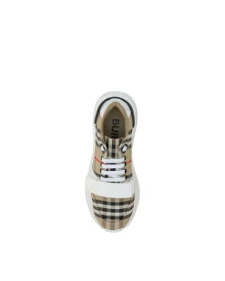 New Regis Sneakers with Velcro Strap and Iconic Check Pattern