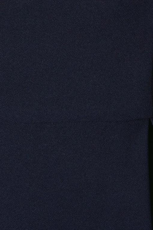 Notch Neck Bardot Detail Crepe Pencil Dress