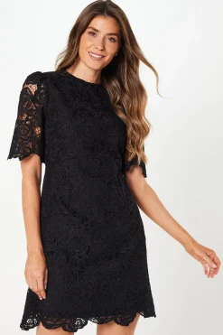 Occasion Corded Lace Shift Dress