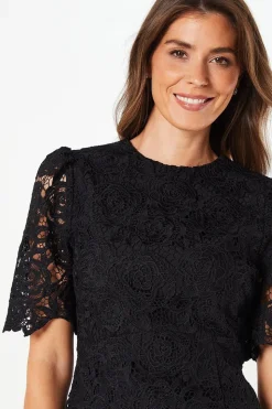 Occasion Corded Lace Shift Dress