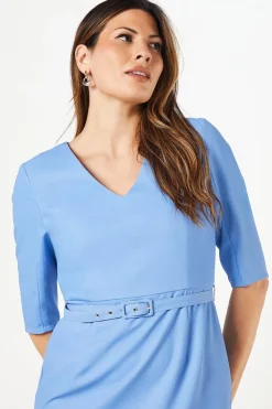 Occasion Floral 3/4 Sleeve Pencil Dress
