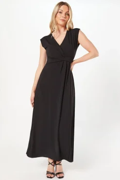 Occasion Wrap Jersey Maxi Dress