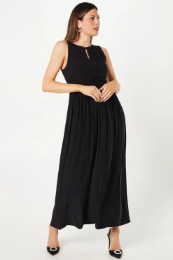 Occasion Wrap Waist Sleeveless Maxi Dress