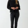 Ombre Diamante Puffball Top