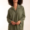 Open Collar Blouse