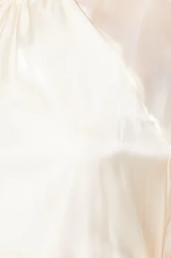 Organza Long Sleeve High Neck Blouse