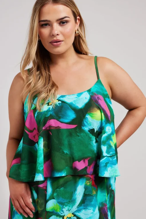 Overlay Maxi Dress