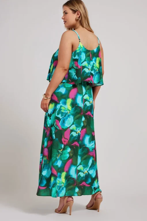 Overlay Maxi Dress