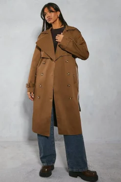 Oversized Belted Trench Coat