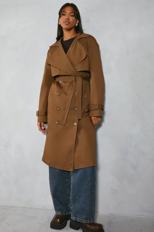 Oversized Belted Trench Coat