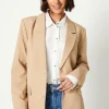 Oversized Pinstripe Blazer