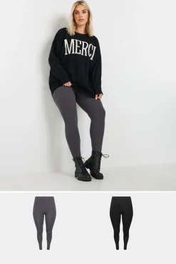 2 Pack Ribbed Leggings