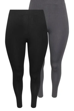 2 Pack Ribbed Leggings