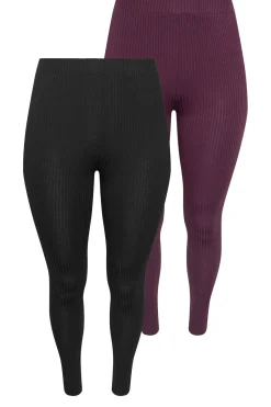 2 Pack Ribbed Leggings