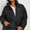 Padded Drawstring Coat