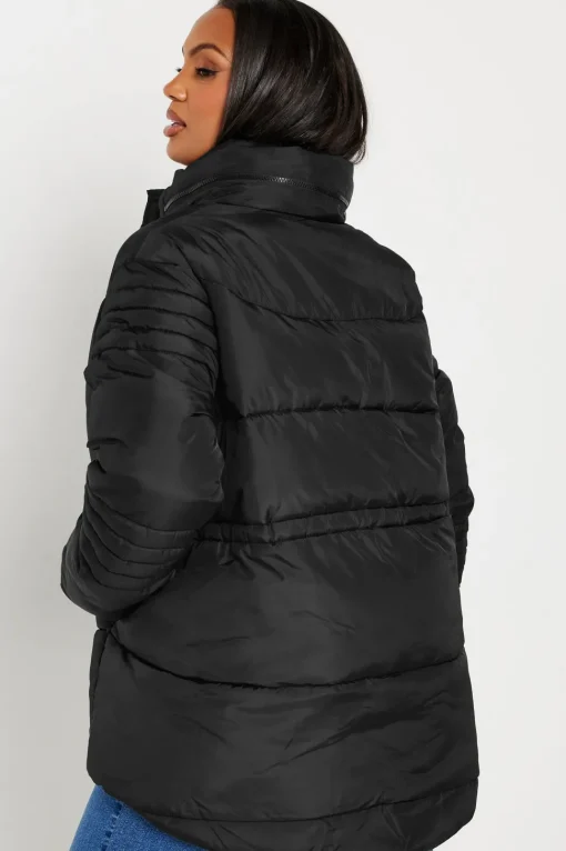 Padded Drawstring Coat