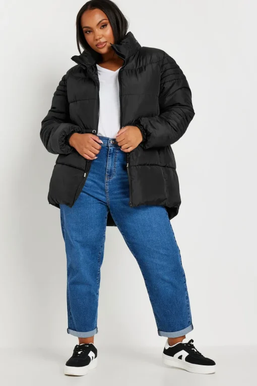 Padded Drawstring Coat