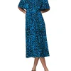 Painted Leopard Amelia Dress-Animal Print
