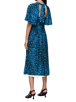 Painted Leopard Amelia Dress-Animal Print