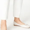 Penelope Bow Detail Comfort Ballet Pumps