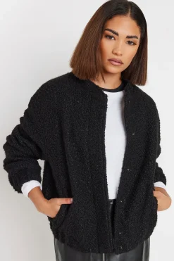 Petite Boucle Bomber Jacket