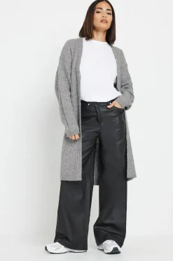 Petite Cable Knit Cardigan