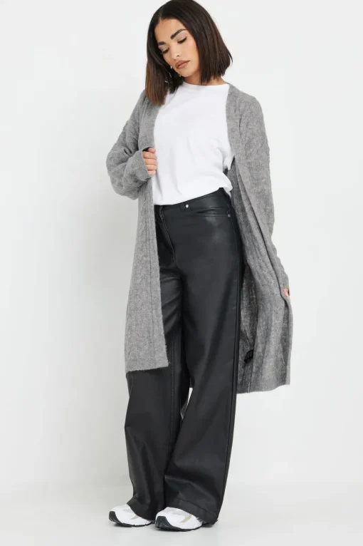 Petite Cable Knit Cardigan