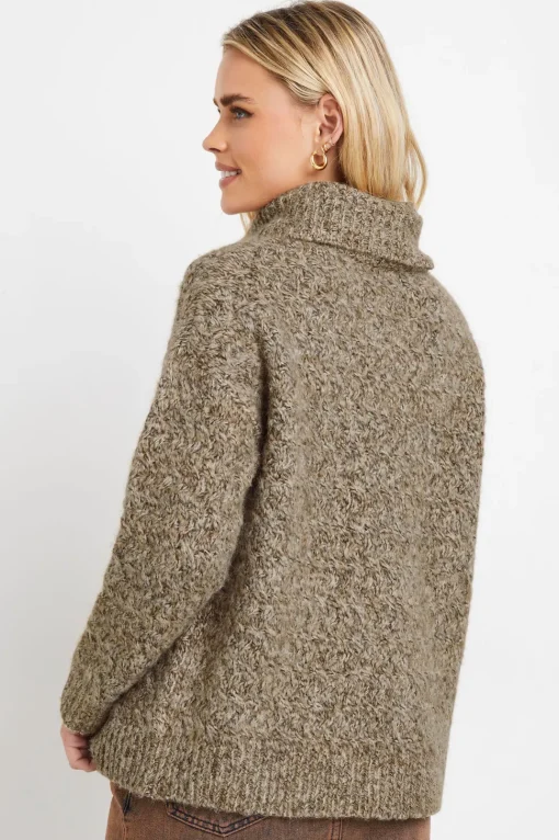 Petite Chunky Roll Neck Jumper