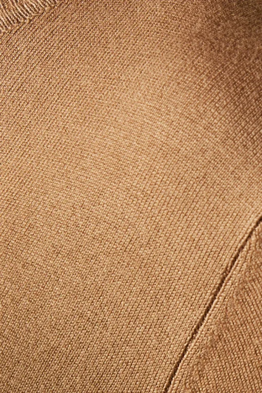 Petite Crew Neck Button Cuff Jumper