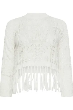 Petite Crochet Tassle Jumper