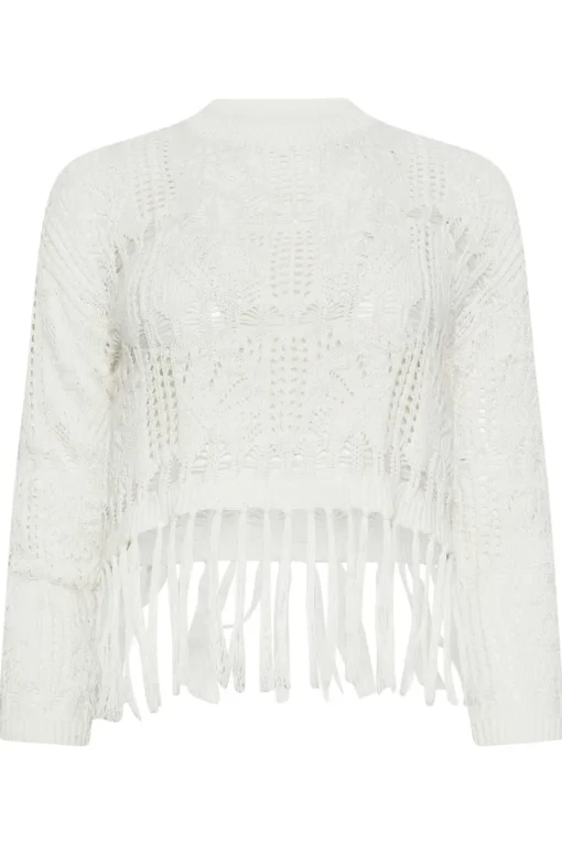 Petite Crochet Tassle Jumper