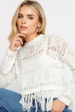 Petite Crochet Tassle Jumper