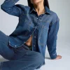 Petite Denim Shacket