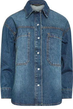 Petite Denim Shacket