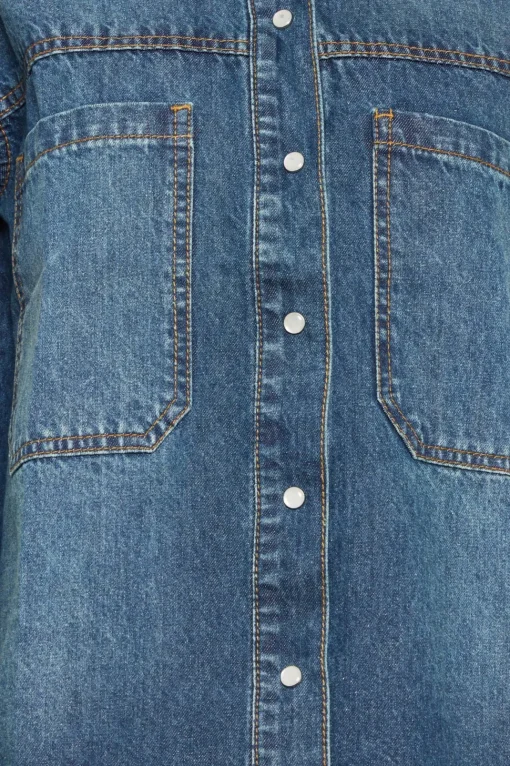 Petite Denim Shacket