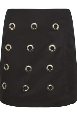 Petite Eyelet Mini Skirt